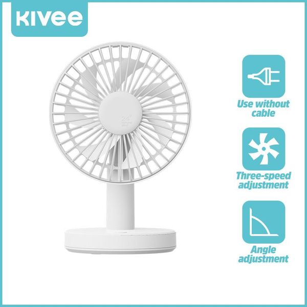 Gadgets Kivee Summer Portable ventilateur USB BURANT MINI VAN FAN COLING AIR ROTATION AGLATION RÉGLABLE POUR LA MÉNALIT