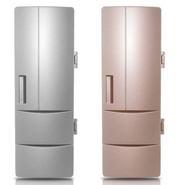 Gadgets mini nevera eléctrica USB latas de bebidas pequeñas refrigerador de bebidas congeladoras / congelador para la computadora portátil de la computadora portátil