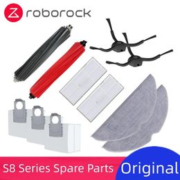 Gadgets Original Roborock S8 Pro Ultra Accesorio de filtro lavable Cepillo principal / lateral Trapeador Bolsa para el polvo Piezas de robot aspirador opcionales