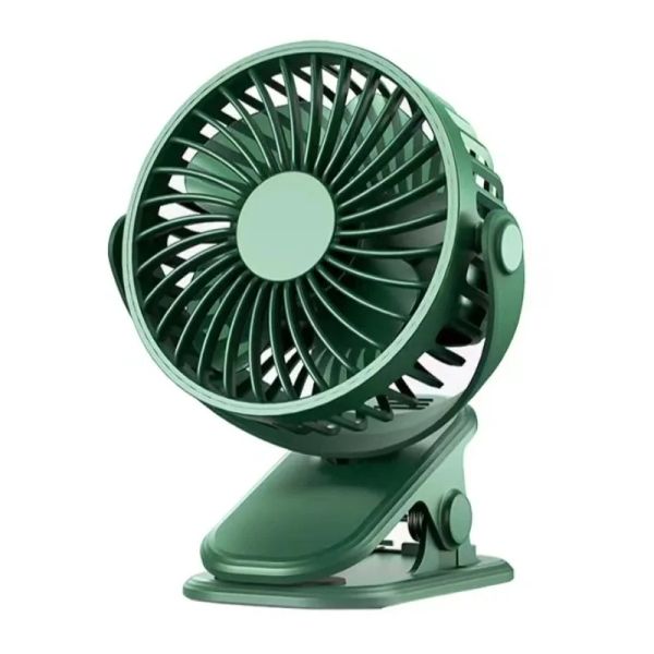 Gadgets Outdoor Camping ventilateur USB Clip de bureau Mini Mini Fan de recharge silencieuse Rotation de 360 ° à 360 °