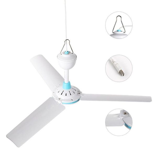 Gadgets Universal Ménage 5V ventilateur de plafond refroidisseur d'air suspendu aux ventilateurs de tente usb à la maison pour le lit de camping