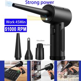 Gadgets Wireless Air Air Buster 51000rpm Dust Blowing Gun Typec Air Blower Nettoyage pour ordinateur portable Clavier Clavier Clavier