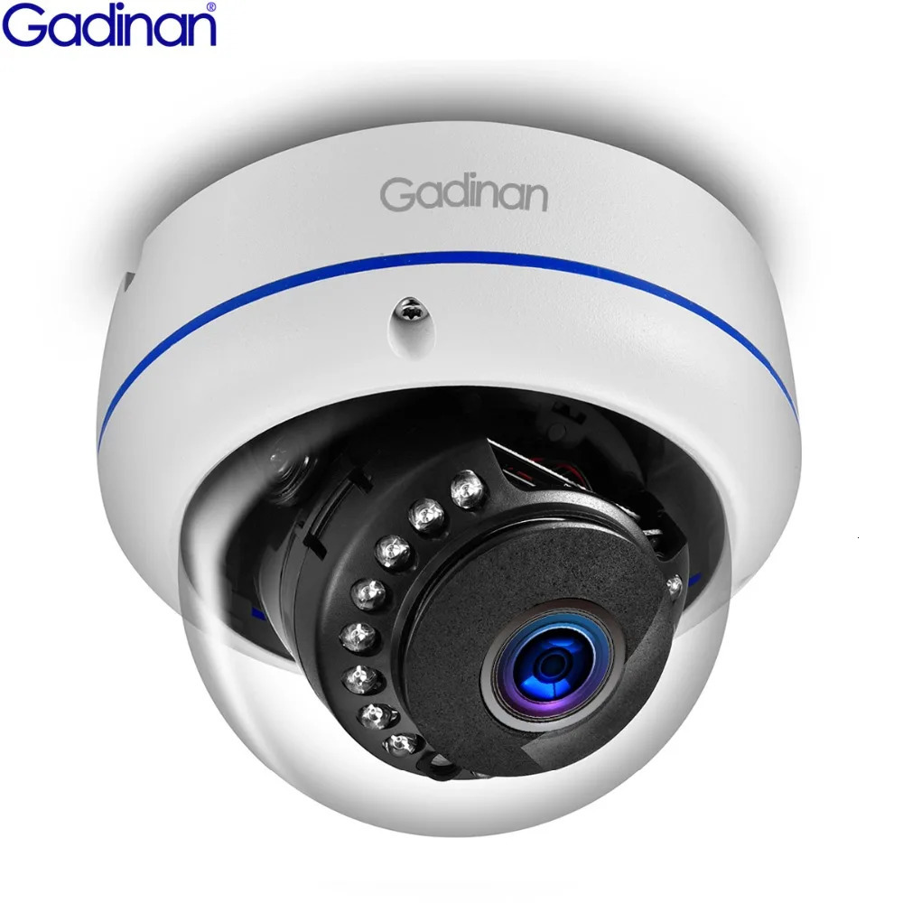 Gadinan 8MP 5MP 4MP H.265 IP-камера охранного наблюдения ИК-ночное видео антивандальная уличная купольная камера видеонаблюдения DC 12 В/48 В PoE 240126