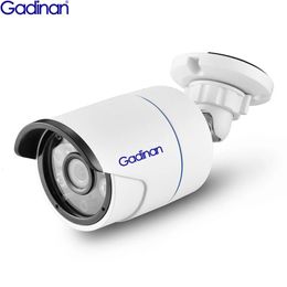 Gadinan 8MP 5MP 4MP IP -camera Bullet Surveillance Video Camera Network Motion Detect CCTV Home DC 12V of 48V POE 240126