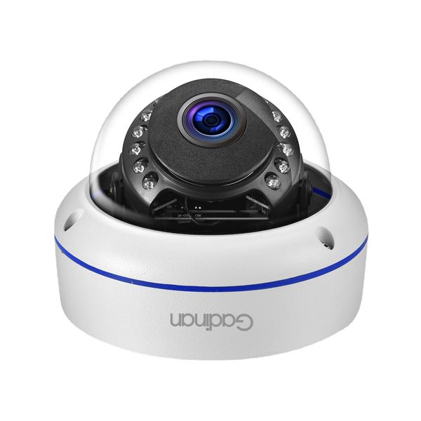 Gadinan H.265AI Ultra HD 4K POE Cámara domo de detección facial al aire libre 8MP 5MP Audio IP cámara IR visión nocturna para sistema de vigilancia