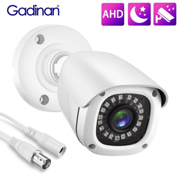 Gadinan HD 720p 1080p 5MP AHD CAME CAME HOME SURVEILLANCE INFRARED VISION NIMBRE BULLET OUTERDOOR BNC CCTV Sécurité Caméra 240514