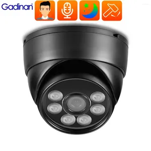 Gadinan Super 8MP 5MP 4MP H.265 Kleur Nachtzicht IP POE Metalen Camera Microfoon 4K Dome Video Beveiliging CCTV Thuis E-mail XMEYE