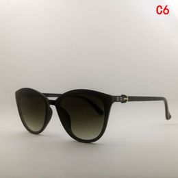 Gafas de Sol de Disñador Para Mujer Hoge Kwaliteit Mode Zonnebril Vrouw UV400 verkleuring Adumbral Cat Eye Women Sunglasses Round