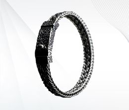 Gagafeel 100 925 zilveren armbanden breedte 8 mm klassieke draadcabele linkketen S925 Thaise zilveren armbanden voor dames heren sieraden cadeau t7610232