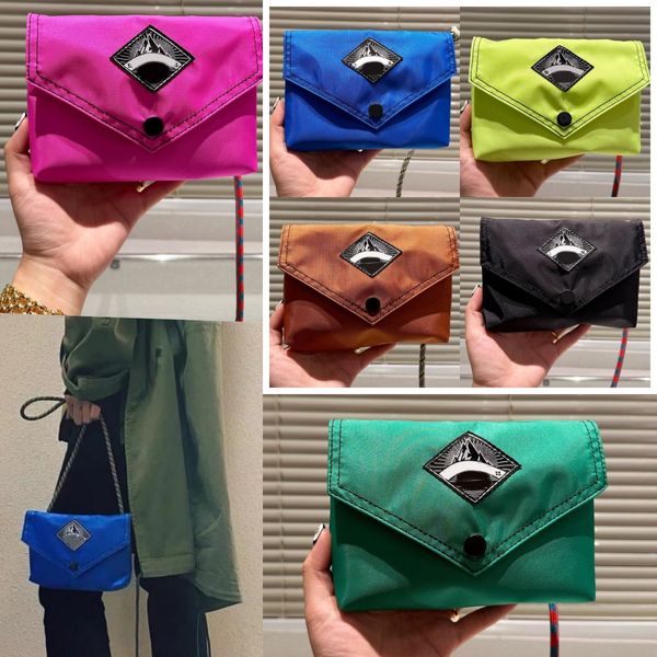 Gagas Bag Nylon Mini Bols de la marca Crossbody Black Black Green Nylon Luxury Mini Plain Letter Purse Fashion Equipment 17cm