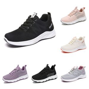 Gai 2024 Designer Chaussures de sport décontractées Flat Walking Sneakers Hommes sûrs Femmes Black Blue Grey Grey BEIGE Sneakers Trainers Tennis Gai