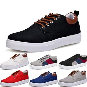 GAI 2024 Hommes Mode Toile Baskets Chaussures Noir Blanc Bleu Gris Rouge Kaki Hommes Casual Out Jogging Marche Article Trente Huit