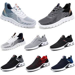 GAI 2024 Spring Men SCHOENEN WACHTEN RUNNINGSCHOOT Soft Sole Black White Bule Comfortabele mode Antiskid groot formaat 39-45 GAI XJ