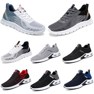 GAI 2024 Lente Mannen Schoenen Wandelen Running Platte Schoenen Zachte Zool Zwart Bule Comfortabele Mode Antislip Grote Maat 39-45 GAI