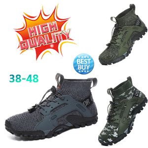 GAI Zapatos atléticos Hombres Trail Running Mountain Breath Senderismo Trekking Entrenador Soporte Zapatos resistentes para caminar Zapatillas de deporte comodidad suave tamaño grande 38-48