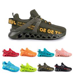 Gai Canvas Chaussures Breathable Mens Womens grande taille mode respirant confortable Bule Green Casual Mens Trainers Sports Sneakers A47