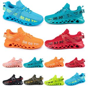 GAI toile chaussures respirant hommes femmes grande taille mode respirant confortable bleu vert décontracté hommes formateurs sport baskets a40