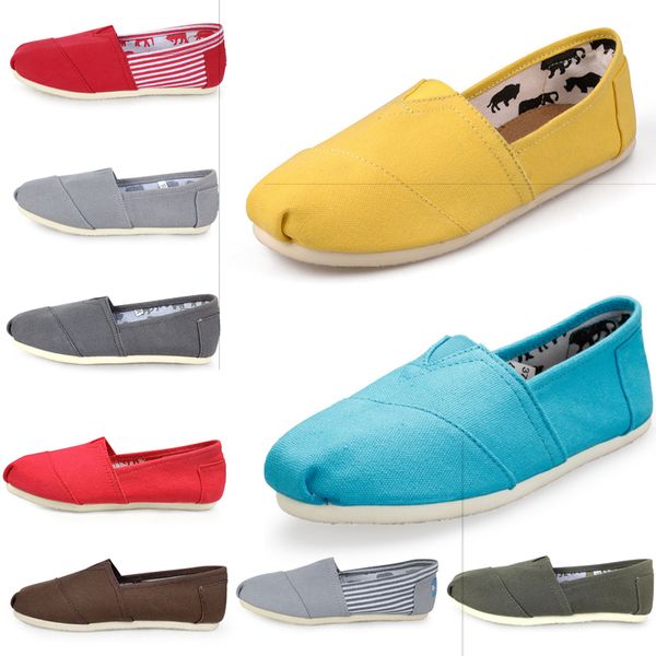 Gai Casual Shoes Locs Espadrilles Black Blue Grey Gris rose Orange Sports Femmes Bneakers Outdoor Sneakers Trainers