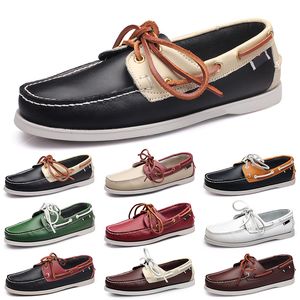 GAI zapatos casuales hombres blanco ocios baratos Platas taupe dlives marrón gris rojos verde caminando bajo suave Multi cueros zapatillas de deporte para hombre entrenador al aire libre GAI