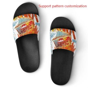 GAI Aangepaste schoenen DIY-ondersteuning Patroonaanpassing Slippers Sandalen Slide Heren Dames Triple Black Sports Sneakers Outdoor