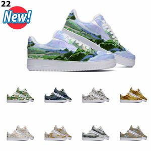 GAI Diseñador Zapatos Personalizados Zapato Casual Hombres Mujeres Pintado A Mano Anime Moda Para Hombre Entrenadores Deportes Al Aire Libre Zapatillas Color22