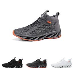 GAI Designer Chaussures de course sans marque pour hommes Triple Noir Blanc Haut Gris Mode Blade Personnalité Chaussure confortable Baskets pour hommes Baskets de sport de plein air