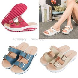 Gai Designer Slipper glisses de mode Macaron Sandales Madiennes Summer Place Flip Flops Sanding Sandals Coton 35-42