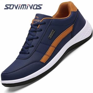 Gai robe en cuir tendance chaussure décontractée italien hispensable baskets masculins masculins non gliptres hommes chaussures vulcanisées 230718