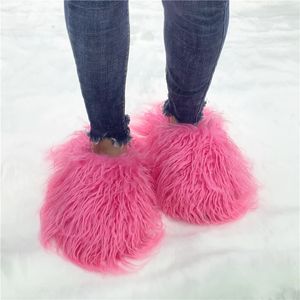 GAI Factory Price Designer Real Tan Sheep Fur Dames Slides Slippers voor seizoen met aangepaste kleur 231009