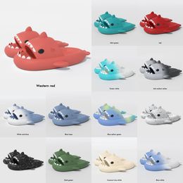 GAI GAI Tongs Designer Été Hommes Mode Pantoufles Couleur Unie Casual Maison Eva Chaussures Antidérapantes Femmes Plage Requin Diapositives Mule Eur 36-45 GAI