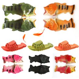 GAI GAI GAI 2024 Designer Slide Fun Mule Femmes Famille Résidentiel Hommes Chaussures De Plage D'été Garçons Unisexe Nouveau Poisson Homard Pantoufles