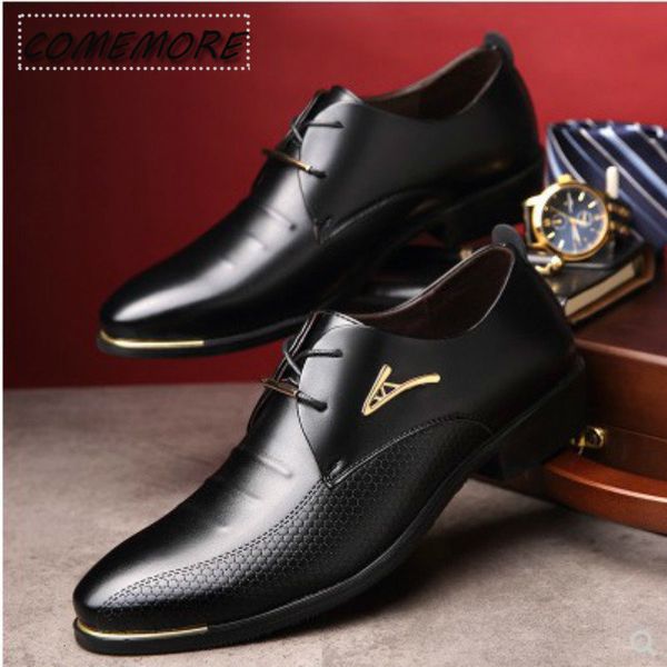 GAI GAI GAI classique homme bout pointu robe hommes en cuir verni noir mariage Oxford formel affaires chaussures décontractées grande taille mode 230718