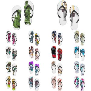 GAI GAI GAI Aangepaste schoenen Slippers Flip Flop DIY-patroon Accepteer maatwerk Ontwerp Wit Zwart Mode Comfortabele glijbaan