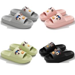 GAI GAI GAI Designer Sliders Femmes Semelles Épaisses Couple Nouveauté Hommes Pantoufles Été Plage DIY Intérieur Vie Maison Salle de Bain Antidérapant et Anti-Odeur EVA Sandales 36-45