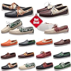 GAI GAI GAI Designers Hommes Mode Mocassins Classique En Cuir Véritable Hommes D'affaires Bureau Travail Robe Formelle Chaussures Marque Designer Fête Mariage Chaussure Plate Eur 38-45