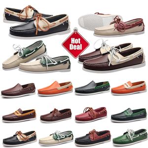 GAI GAI GAI Diseñadores Mocasines de Moda para Hombre Zapatos clásicos de Cuero Genuino para Hombres Trabajo de Oficina de Negocios Zapatos de Vestir Formales Diseñador de Marca Fiesta Boda Zapato Plano