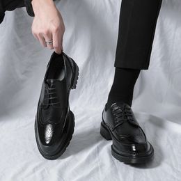 GAI GAI GAI Zapatos de vestir Vestido casual de cuero de negocios de alta calidad Zapatos de oficina formales italianos clásicos Oxford para hombres 38-46 231208
