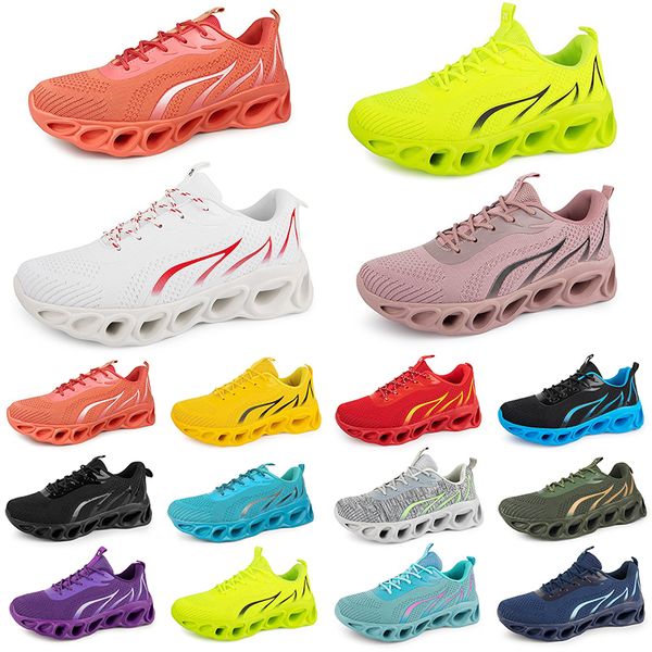 GAI GAI GAI Hommes Femmes Chaussures de course Entraîneur de mode Triple Noir Blanc Rouge Jaune Vert Bleu Pêche Sarcelle Violet Orange Rose Clair Baskets de sport respirantes trente-deux