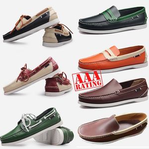 GAI GAI GAI Nouvelle Marque Imprimé Motif Hommes Robe Chaussures Plat Casual Chaussures Bureau D'affaires Oxfords En Cuir Véritable Designers Boucle En Métal Daim Mocassins