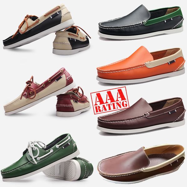 GAI GAI GAI Nuevos zapatos de diseñador Marcas Top Moda de cuero Hombres Mocasines de vestir de negocios Zapatillas de deporte negras puntiagudas Oxford Zapato de boda formal transpirable Eur 38-45