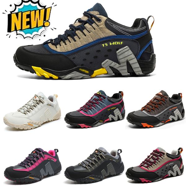 GAI GAI GAI Nouveaux Hommes Chaussures de Randonnée En Plein Air Trail Trekking Montagne Baskets Antidérapant Maille Respirant Escalade Athlétique Hommes Formateurs Chaussure De Sport Chaussure