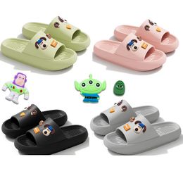 GAI GAI GAI Nieuwe Sliders Designer voor Dames Heren Slippers Slides DIY Mode Schoenen Keten Slippers Creatieve Cartoon Hond Vrouwen Lychee Warm Home Platform Bubble Eur 36-45