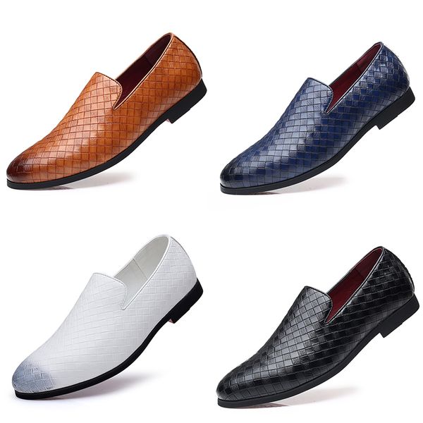 GAI GAI GAI grande taille PU cuir mat hommes d'affaires noir marron gris bleu chaussures habillées baskets baskets