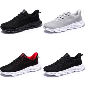 GAI GAI GAI Zapatillas de Running Desodorante de Malla Hombre Mujer Negro Rojo Blanco Gris Zapatillas Zapatillas de Deporte de Fondo Blando Antideslizantes