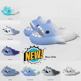 GAI GAI GAI été maison femmes requin pantoufles anti-dérapant EVA couleur unie Couple Parents extérieur Cool intérieur ménage drôle chaussures Eur 36-45