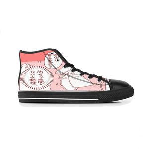 GAI GAI Mannen Custom Design Schoenen Canvas Sneakers Handgeschilderde Dames Roze Mode Hoge Cut Trainers