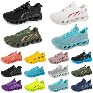 GAI GAI Hommes Femmes Chaussures de course Entraîneur de mode Triple Noir Blanc Rouge Jaune Vert Bleu Pêche Sarcelle Violet Rose Fuchsia Baskets de sport respirantes Soixante-dix-huit GAI