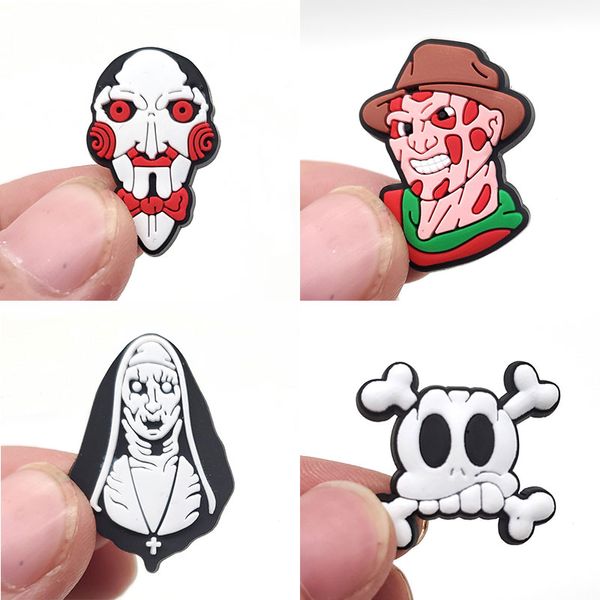 GAI GAI Decoraciones de calzado deportivo de PVC Piezas de dijes Accesorios para zapatos Pulseras con dijes Botones Hebilla Regalo de cumpleaños de Halloween