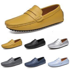 GAI zapatos casuales para hombre Color sólido negro blanco transpirable Platas taupe dlives grises profundos azul amarillo jogging caminar bajos suaves Multi zapatilla de deporte para hombre entrenador al aire libre GAI