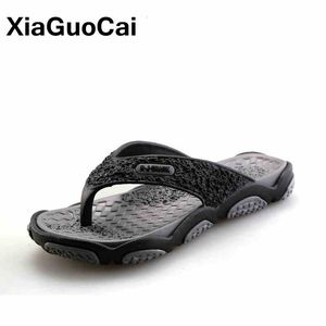 GAI Hombres Zapatillas de masaje Llegada de verano Hombre Chanclas Moda Pellizco Pies Zapatos de playa Tangas ligeras Calzado masculino 230403 GAI